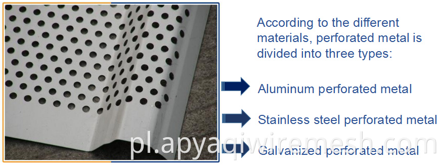 Niestandardowy aluminiowy perforowany metal / ocynkowana perforowana metalowa siatka